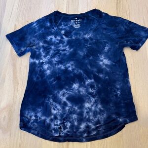 Aerie Navy Tie-Dye Soft & Sexy Tee
